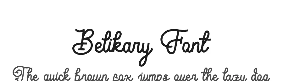 Belikary Font by Denustudios — Decorative Font