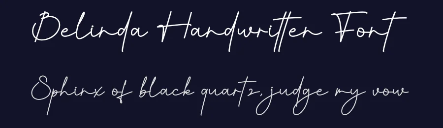Belinda Handwritten Font by creativeletter — Script Handwritten Font — thumbnail 2