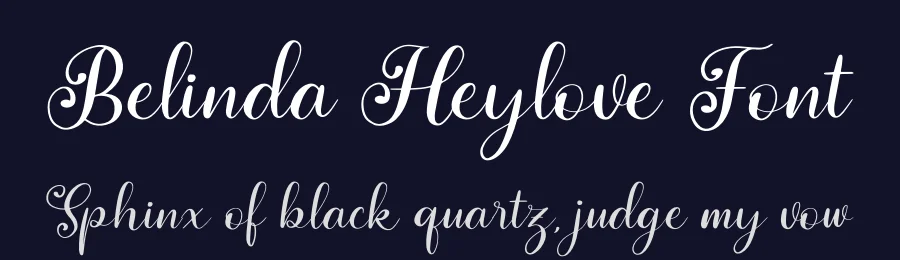 Belinda Heylove Font by perspectype — Script Handwritten Font — thumbnail 2