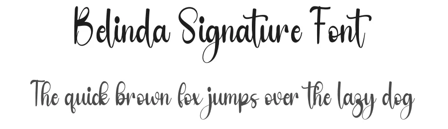 Belinda Signature Font by freshtypeink — Script Handwritten Font
