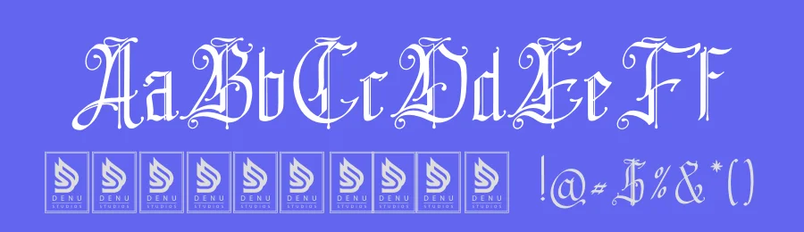 Belingal Font by Denustudios — Blackletter Font — thumbnail 3