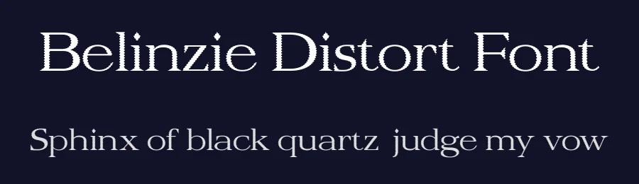 Belinzie Distort Font by craftsupplyco — Display Font — thumbnail 2
