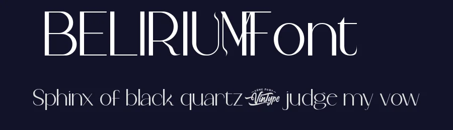 Belirium Font by VinType — Display Font — thumbnail 2