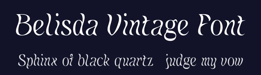 Belisda Vintage Font by craftsupplyco — Display Font — thumbnail 2