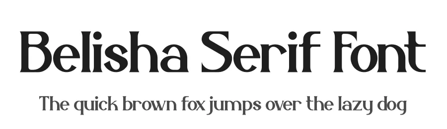 Belisha Serif Font by Storytype — Serif Font