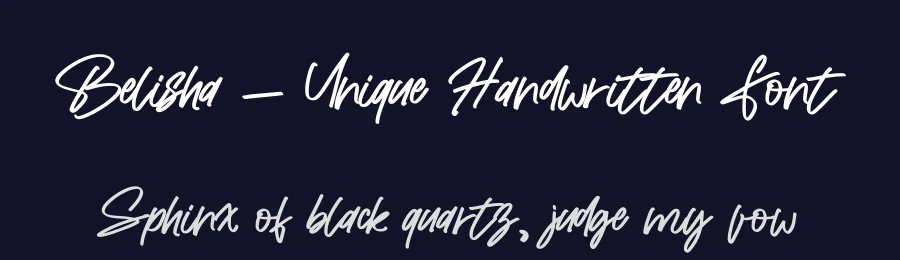 Belisha – Unique Handwritten Font by letterenastudios — Script Handwritten Font — thumbnail 2
