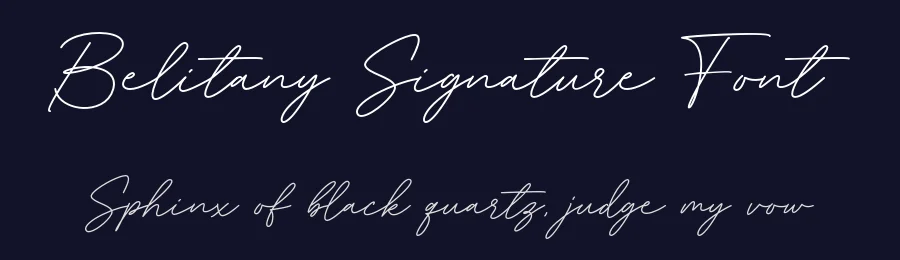 Belitany Signature Font by Typebae — Script Handwritten Font — thumbnail 2