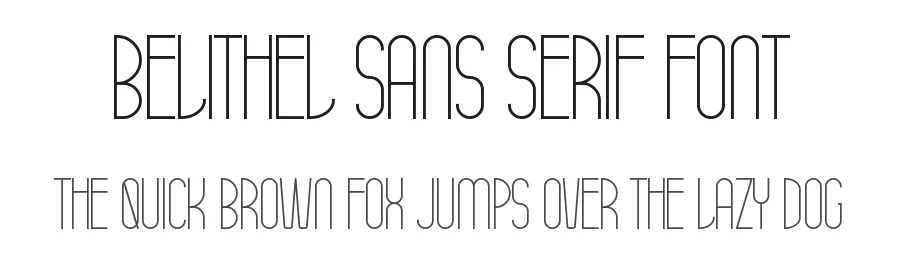 Belithel Sans Serif Font by RaisProject — Sans Serif Font