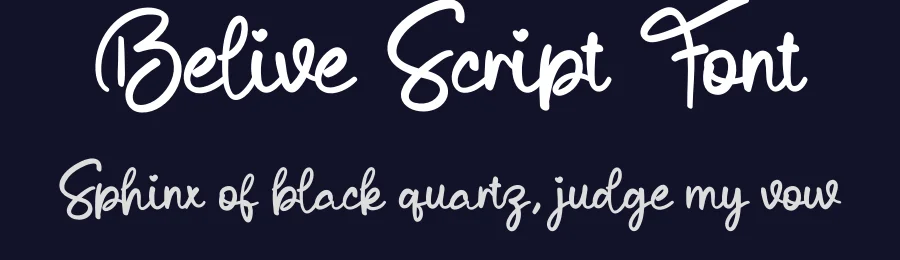 Belive Script Font by creativeletter — Script Handwritten Font — thumbnail 2