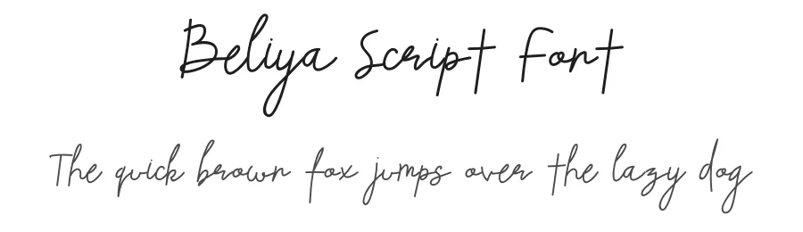 Beliya Script Font by salamahstudio — Script Handwritten Font
