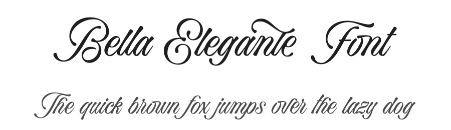 Bella Elegante Font by Subectype Studio — Script Handwritten Font