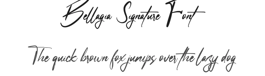 Bellagia Signature Font by wibisono2001 — Script Handwritten Font