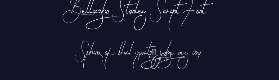 Bellaigho Stanley Script Font by edricstudio — Script Handwritten Font — thumbnail 2