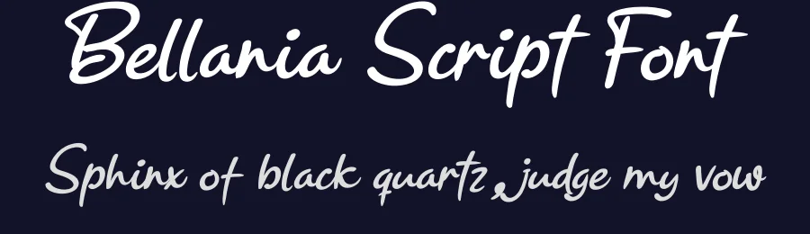 Bellania Script Font by andikastudio — Script Handwritten Font — thumbnail 2
