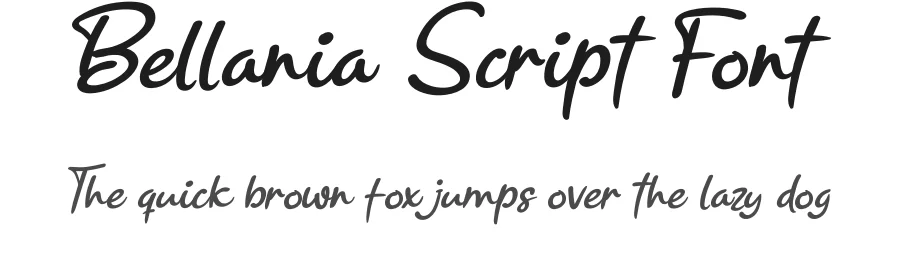 Bellania Script Font by andikastudio — Script Handwritten Font