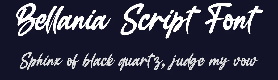 Bellania Script Font by andikastudio — Script Handwritten Font — thumbnail 2