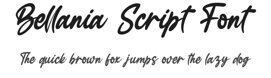 Bellania Script Font by andikastudio — Script Handwritten Font