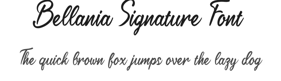 Bellania Signature Font by andikastudio — Script Handwritten Font