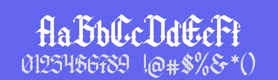 Bellanork | Blackletter Typeface by Denustudios — Blackletter Font — thumbnail 3