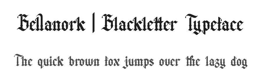 Bellanork | Blackletter Typeface by Denustudios — Blackletter Font