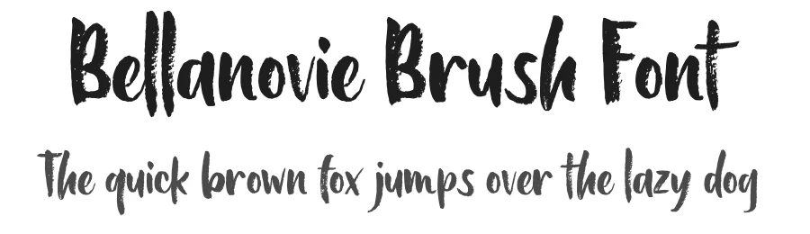 Bellanovie Brush Font by nurfdesigns — Script Handwritten Font