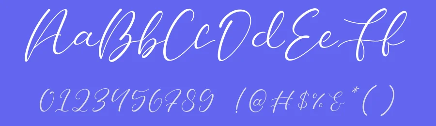 Bellany Script Font by singapur21 — Script Handwritten Font — thumbnail 3