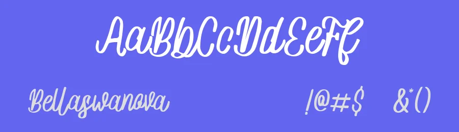 Bellaswanova Script Font by Pollux of Geminorum — Script Handwritten Font — thumbnail 3