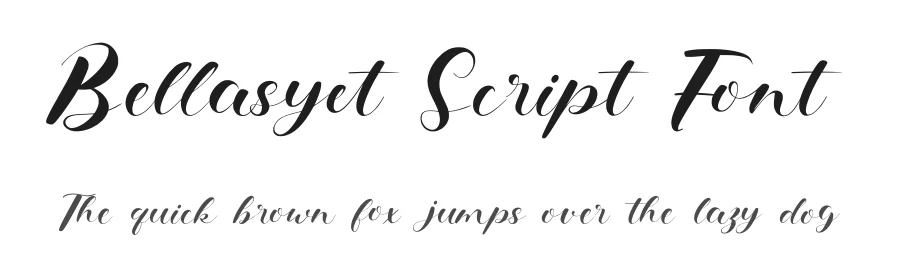 Bellasyet Script Font by Dhabee — Serif Font