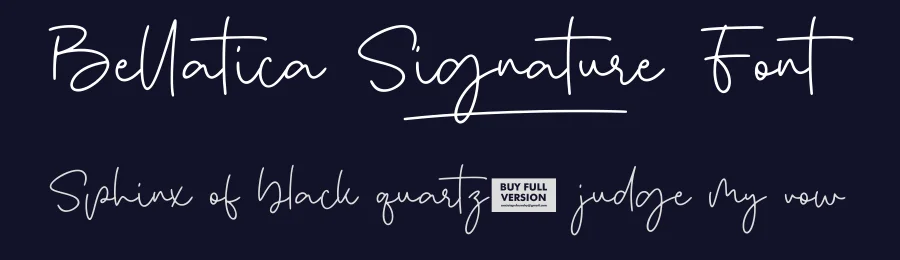 Bellatica Signature Font by Anxietype Foundry — Serif Font — thumbnail 2