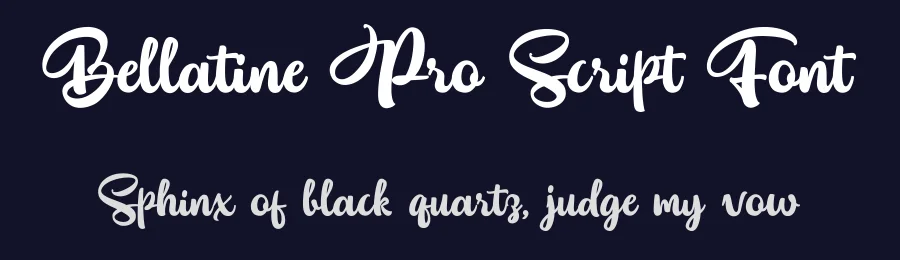 Bellatine Pro Script Font by motypeidea — Script Handwritten Font — thumbnail 2
