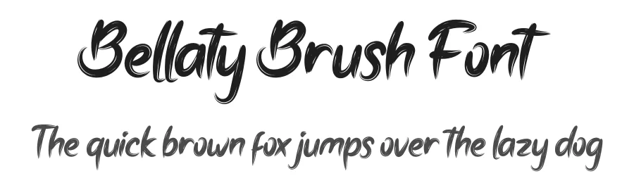Bellaty Brush Font by productype — Script Handwritten Font