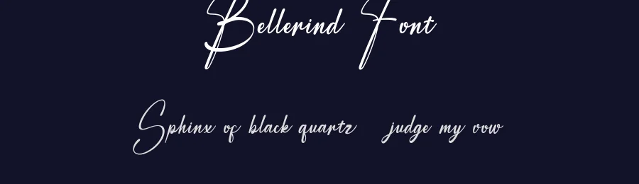 Bellerind Font by Typewriter tok — Script Handwritten Font — thumbnail 2