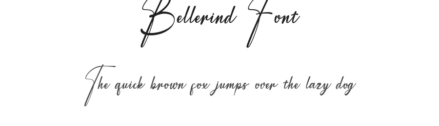 Bellerind Font by Typewriter tok β Script Handwritten Font