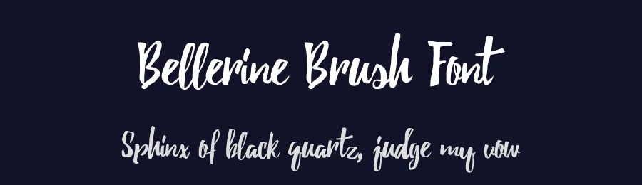 Bellerine Brush Font by Typeface — Script Handwritten Font — thumbnail 2