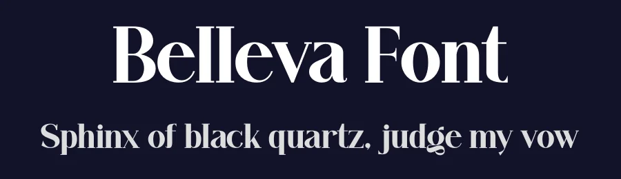 Belleva Font by Funtype — Serif Font — thumbnail 2