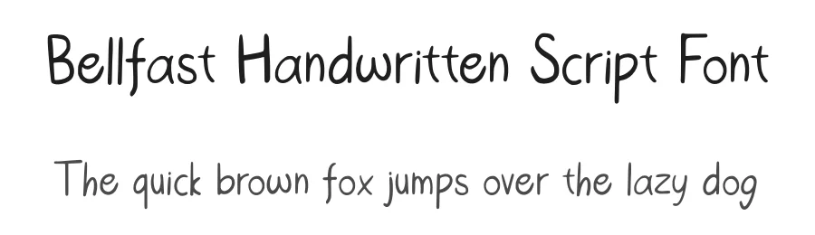 Bellfast Handwritten Script Font by firstype — Script Handwritten Font