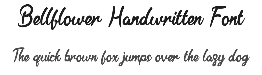 Bellflower Handwritten Font by andikastudio — Script Handwritten Font