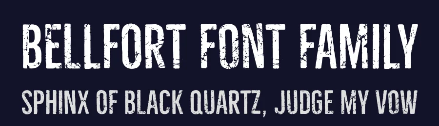 Bellfort Font Family by GRIN3 (Nowak) — Sans Serif Font — thumbnail 2