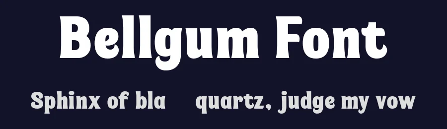 Bellgum Font by Second Son Radiance — Serif Font — thumbnail 2