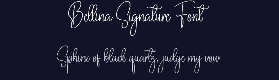 Bellina Signature Font by creativeletter — Script Handwritten Font — thumbnail 2