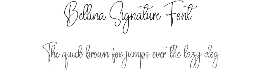 Bellina Signature Font by creativeletter — Script Handwritten Font