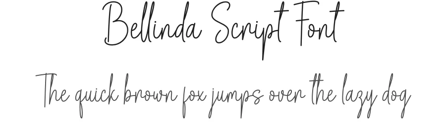 Bellinda Script Font by DN Creative — Script Handwritten Font