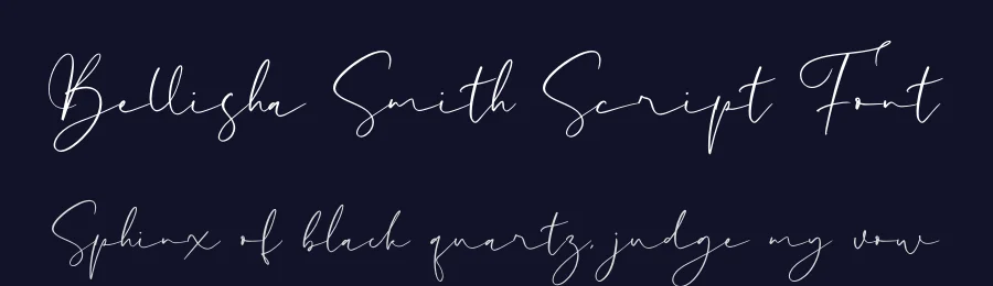Bellisha Smith Script Font by letterenastudios — Script Handwritten Font — thumbnail 2
