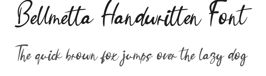 Bellmetta Handwritten Font by andikastudio — Script Handwritten Font