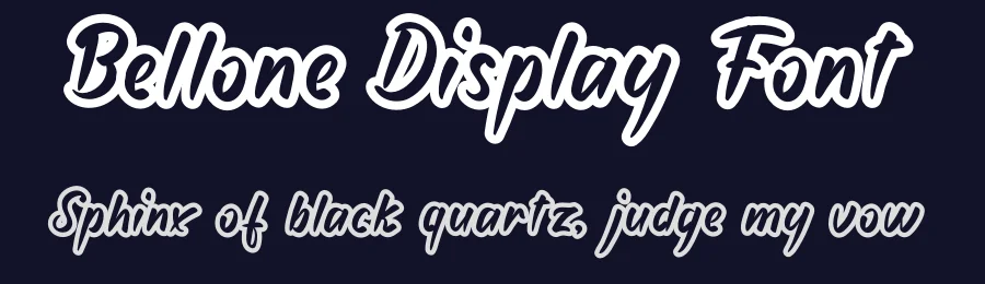 Bellone Display Font by andikastudio — Display Font — thumbnail 2
