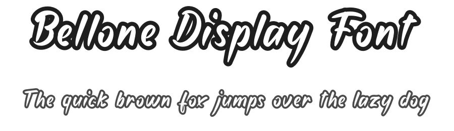 Bellone Display Font by andikastudio — Display Font