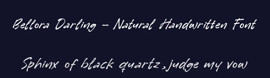 Bellora Darling – Natural Handwritten Font by letterenastudios — Script Handwritten Font — thumbnail 2