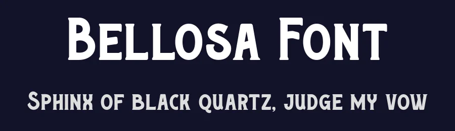 Bellosa Font by TypeClassHeroes — Display Font — thumbnail 2