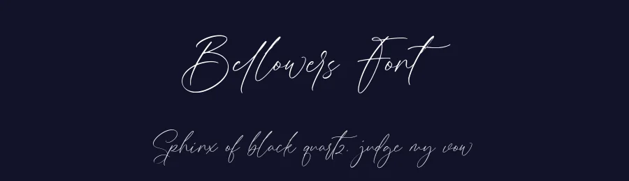 Bellowers Font by AesthericaStudio — Script Handwritten Font — thumbnail 2