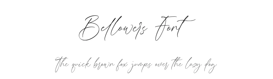Bellowers Font by AesthericaStudio — Script Handwritten Font